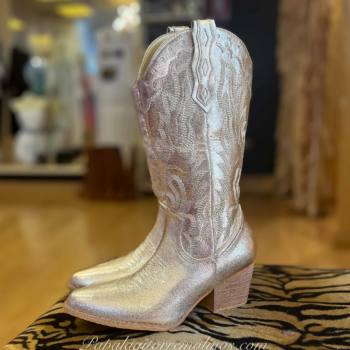 Botas Cowboy Doradas