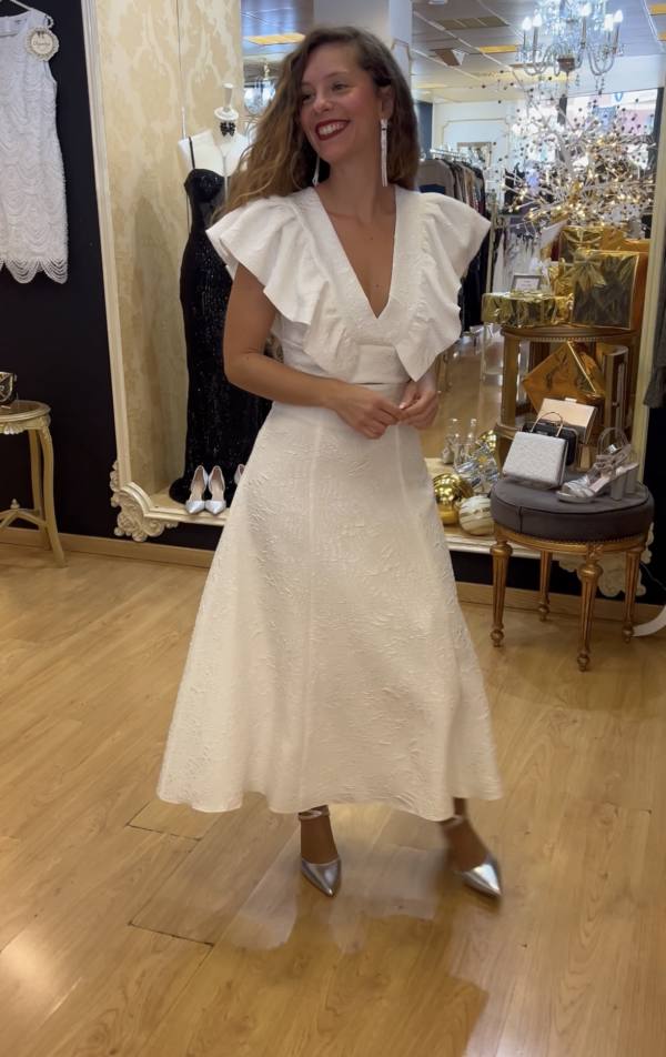 Conjunto Top y Falda Jacquard - Imagen 3