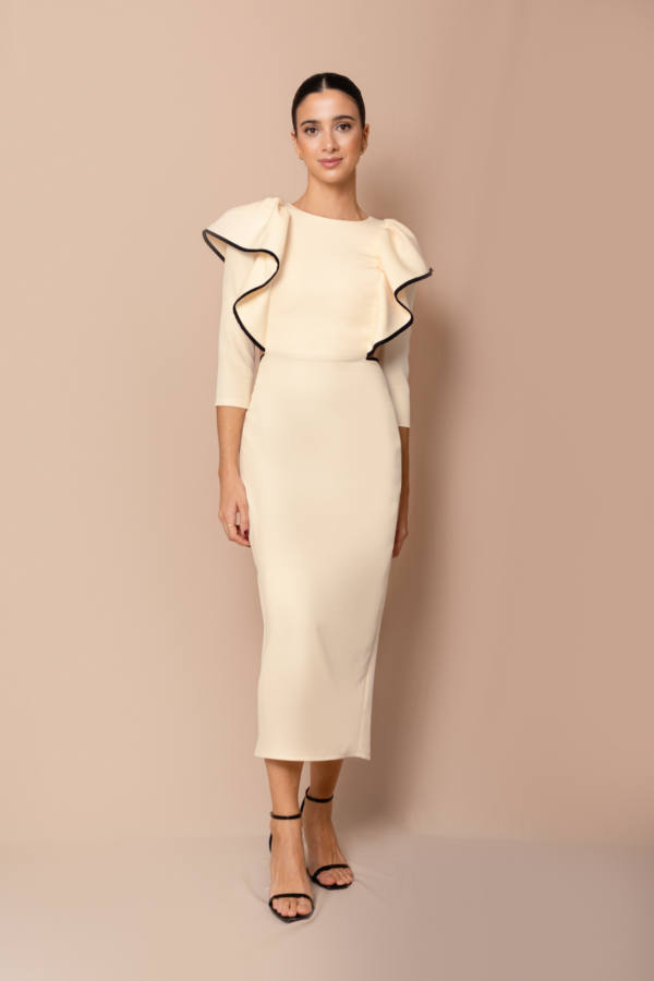 7597 - Beige (2) Vestido Naiara - Imagen 3