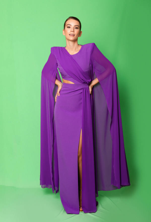 7607 - MOrado (5) Vestido Valentina - Imagen 1