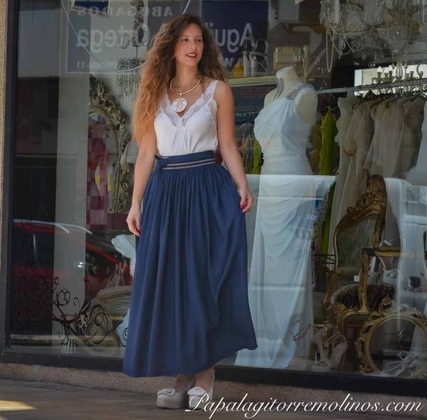 Falda cintura brillo - Imagen 2