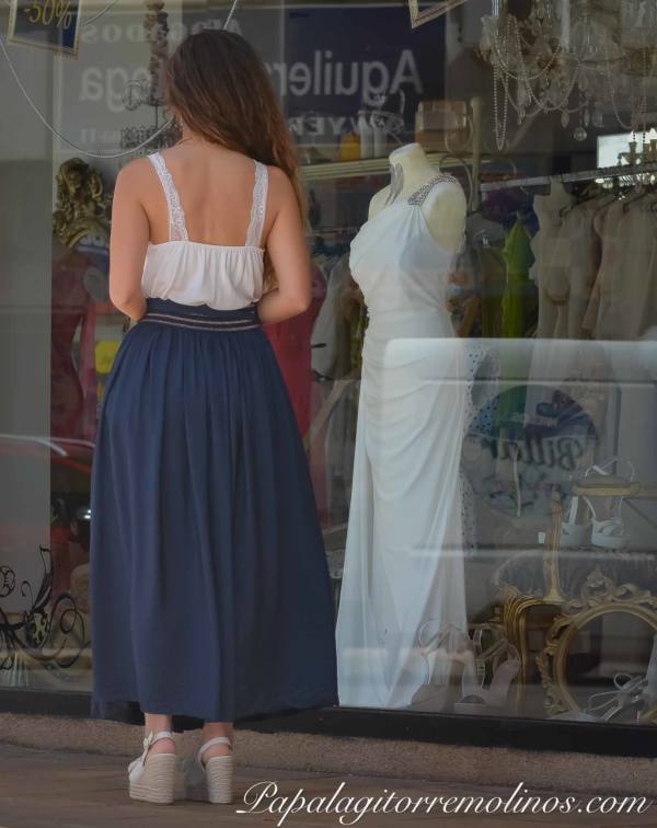 Falda cintura brillo - Imagen 4