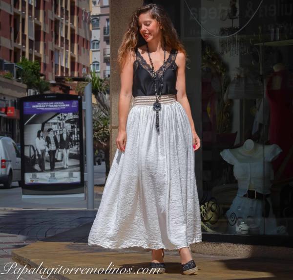 DSC_7002 Falda cintura brillo - Imagen 1