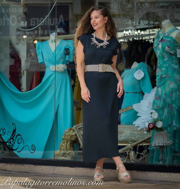 Vestido Casual Plisado - Imagen 1