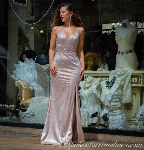 Vestido Pamela (Beige) - Imagen 1