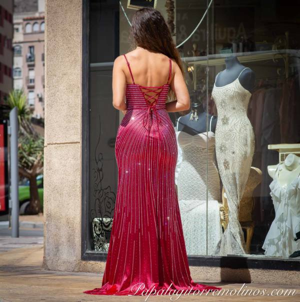 Vestido Pamela (Burdeos) - Imagen 2