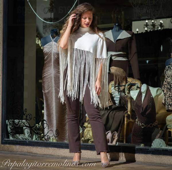 Poncho Capa Flecos - Imagen 1