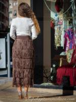 Falda Flecos Midi - Imagen 2