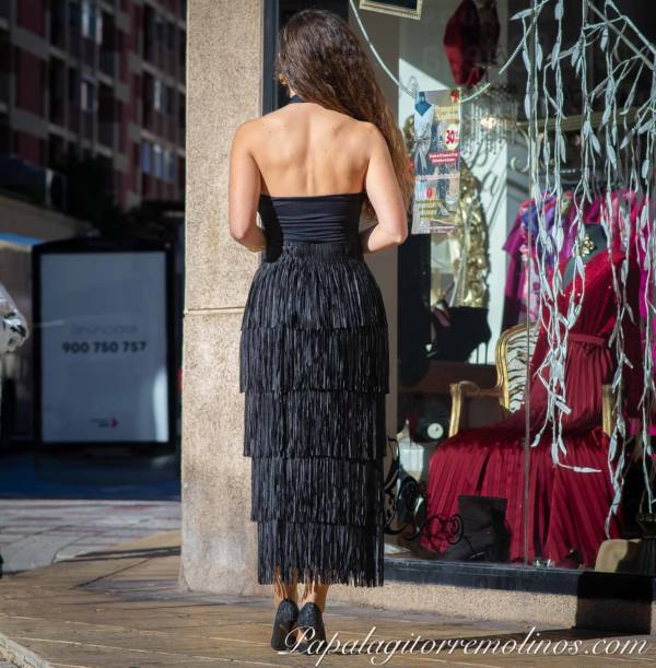 Falda Flecos Midi - Imagen 4