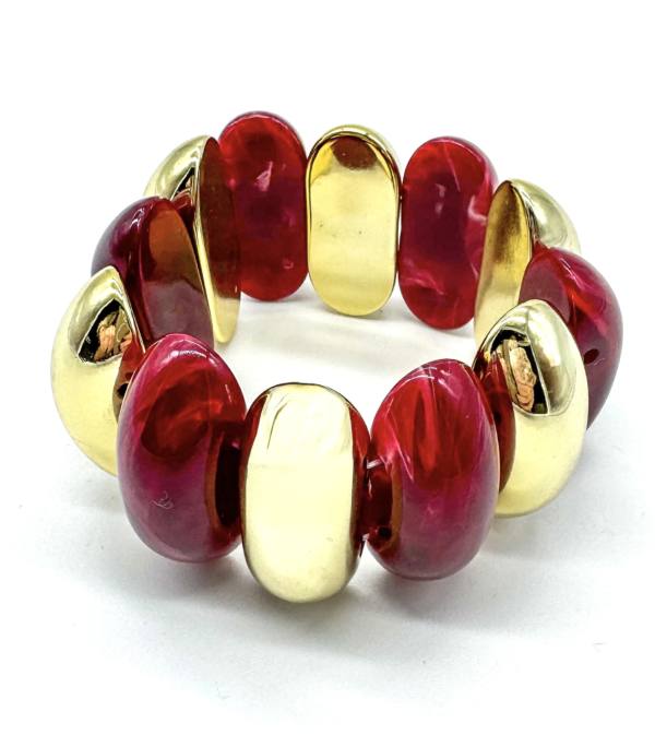 Pulsera Elástica Bicolor - Imagen 1