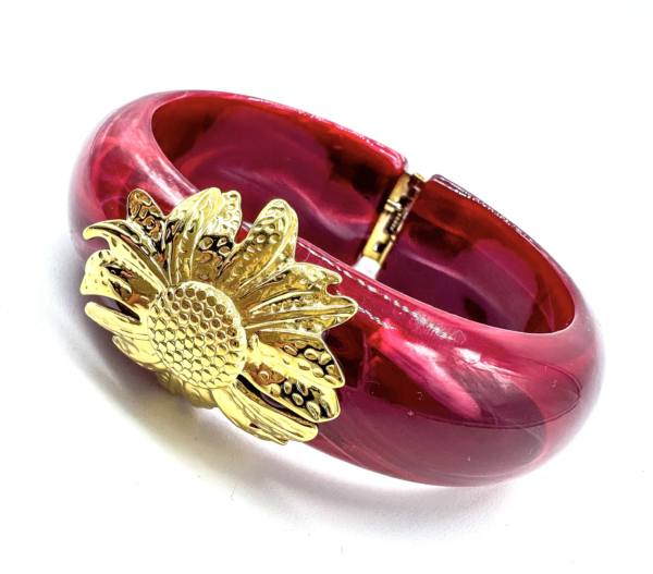 Brazalete Floral Rígido - Imagen 1