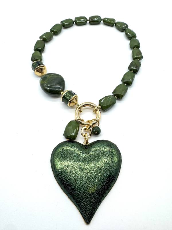 Colgante Corazón Texturizado - Imagen 1