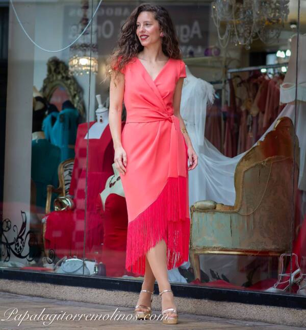 Vestido Coral - Imagen 1