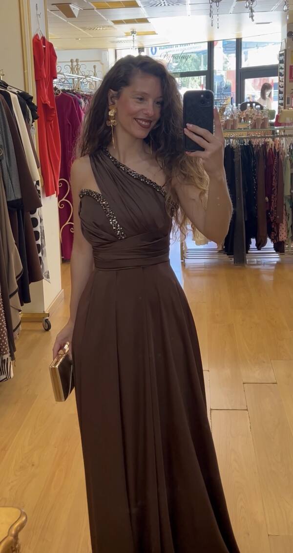 Screenshot Vestido Dinastía (Marrón) - Imagen 1