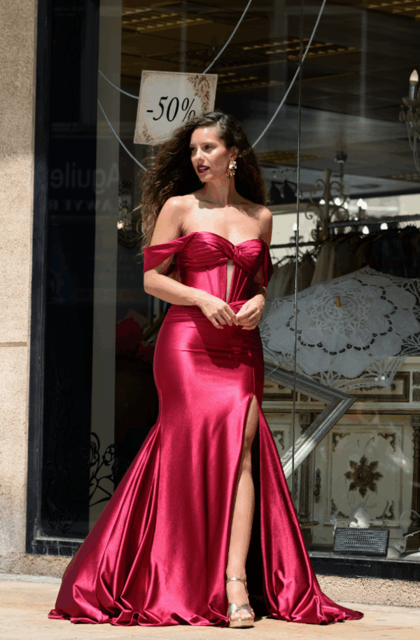 yfgty Vestido Deseo (Burdeos) - Imagen 1