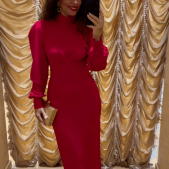 Vestido Carmín