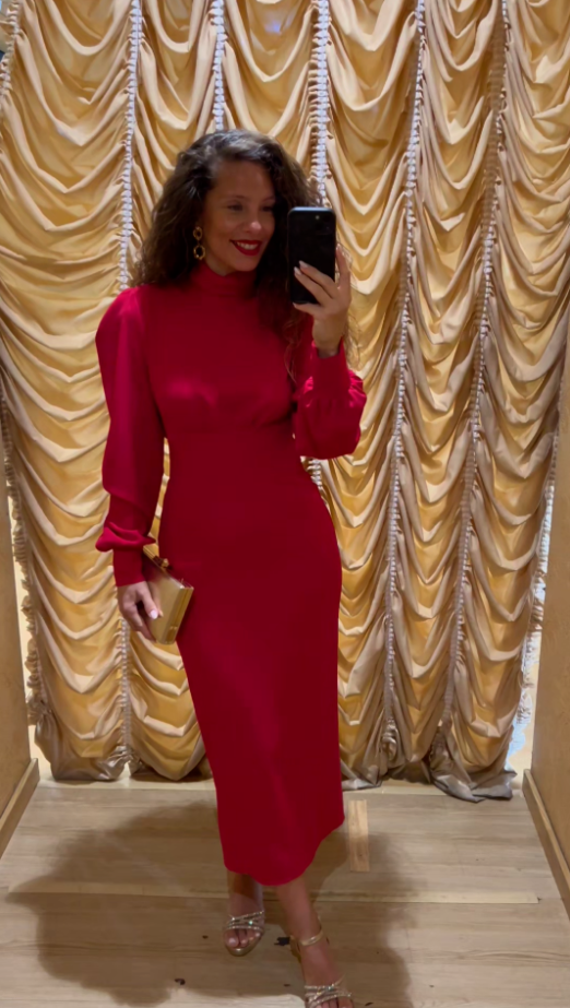 Sin título Vestido Carmín - Imagen 1