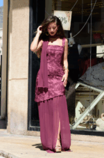 Vestido Borgoña