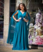 Vestido Dama Capa (Verde)