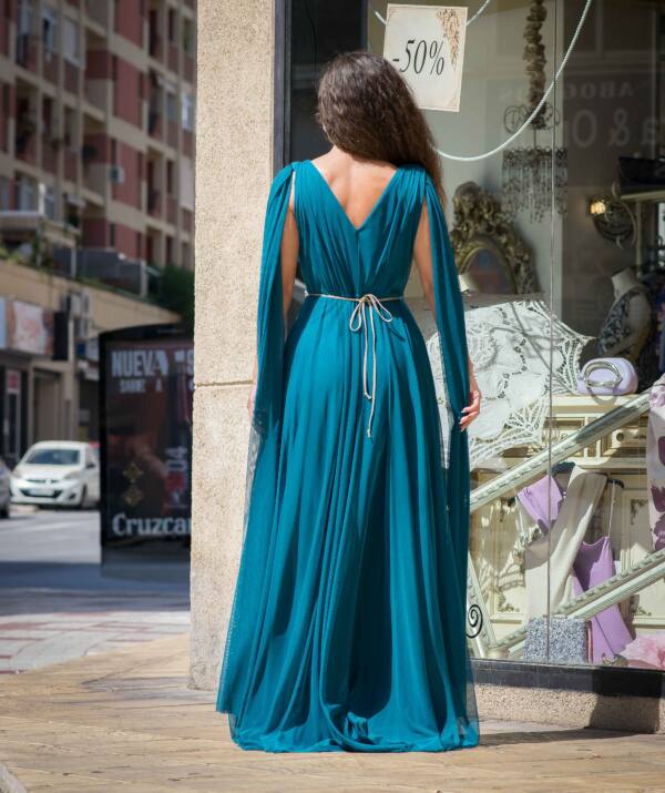 Vestido Dama Capa (Verde) - Imagen 2
