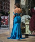 Vestido Deseo (Azul Petróleo) - Imagen 2