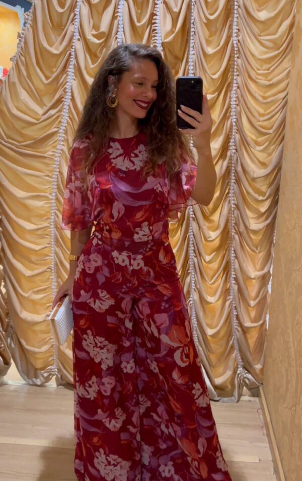 Conjunto Gasa Flores - Imagen 1